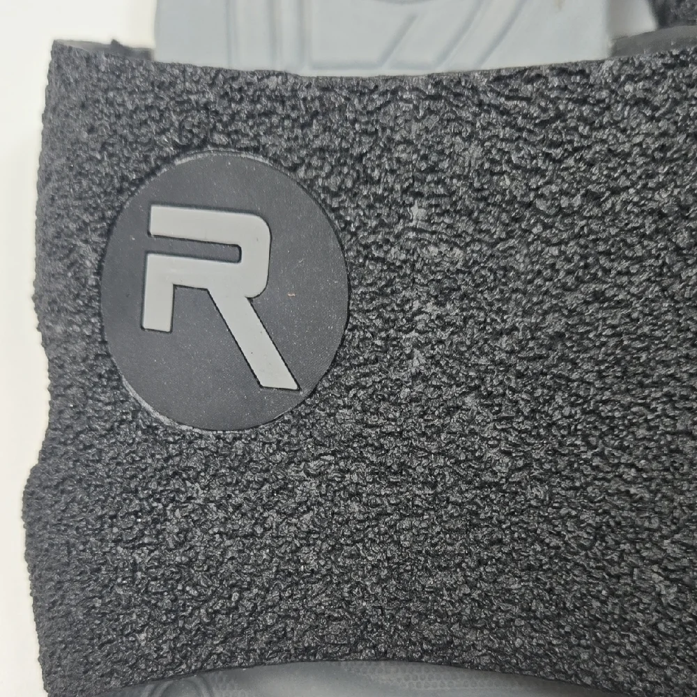 Rockin Black and Gray Slide Sandals